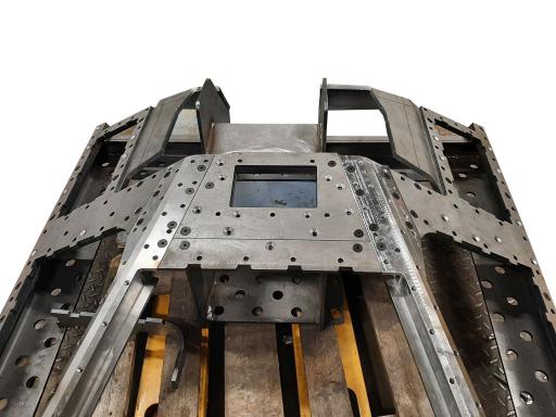 Armouring of construction machinery with bullet-proof glass for wheel loaders Caterpillar CAT 906 M and 908 M